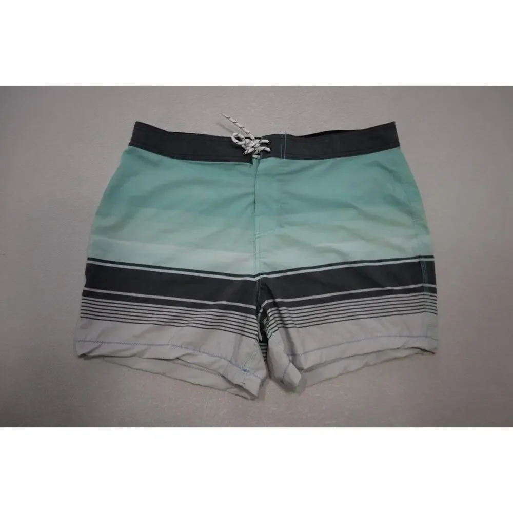 Oneill Board Shorts Striped Athletic Surf‎ Performance 5.5